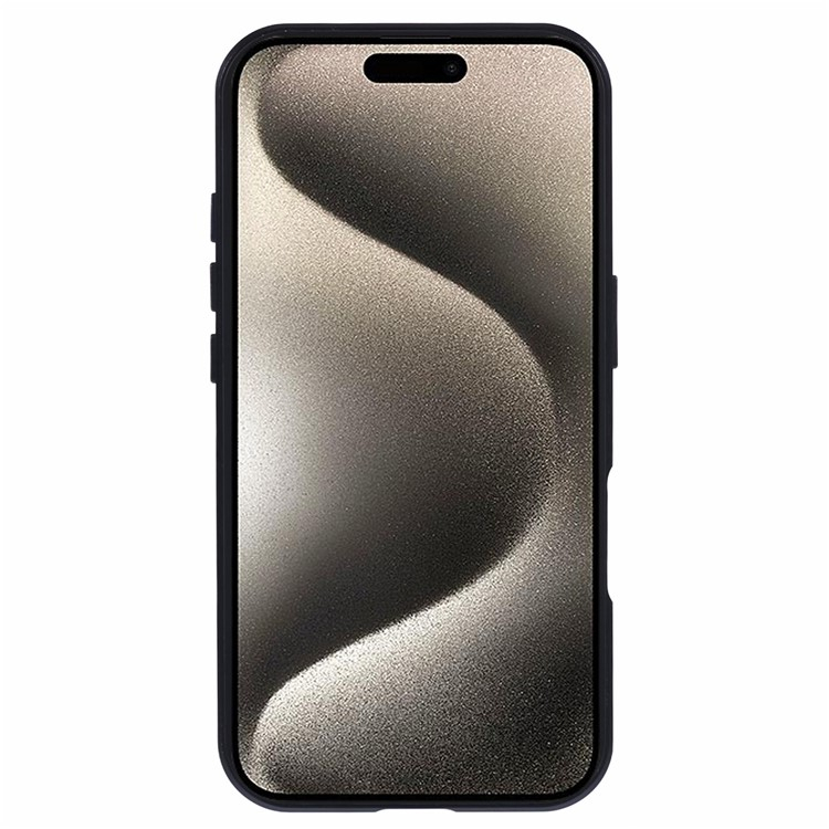 iPhone 16 Magnetische Alu Schutzhülle mit Panzer Glas Backcover   Displayschutz (Magnet-Technologie) - Schwarz