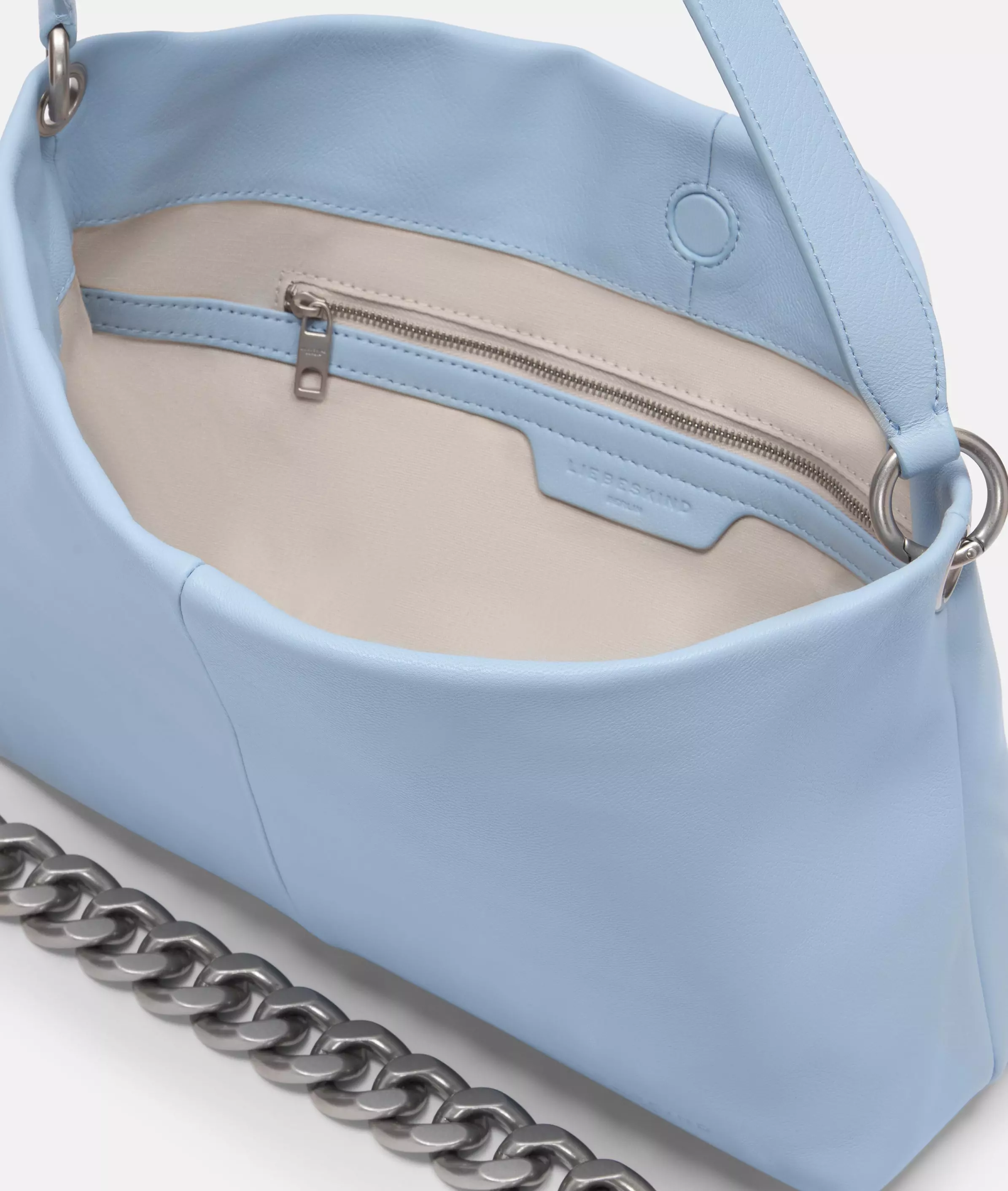 Mira Hobo M Spacious leather hobo bag