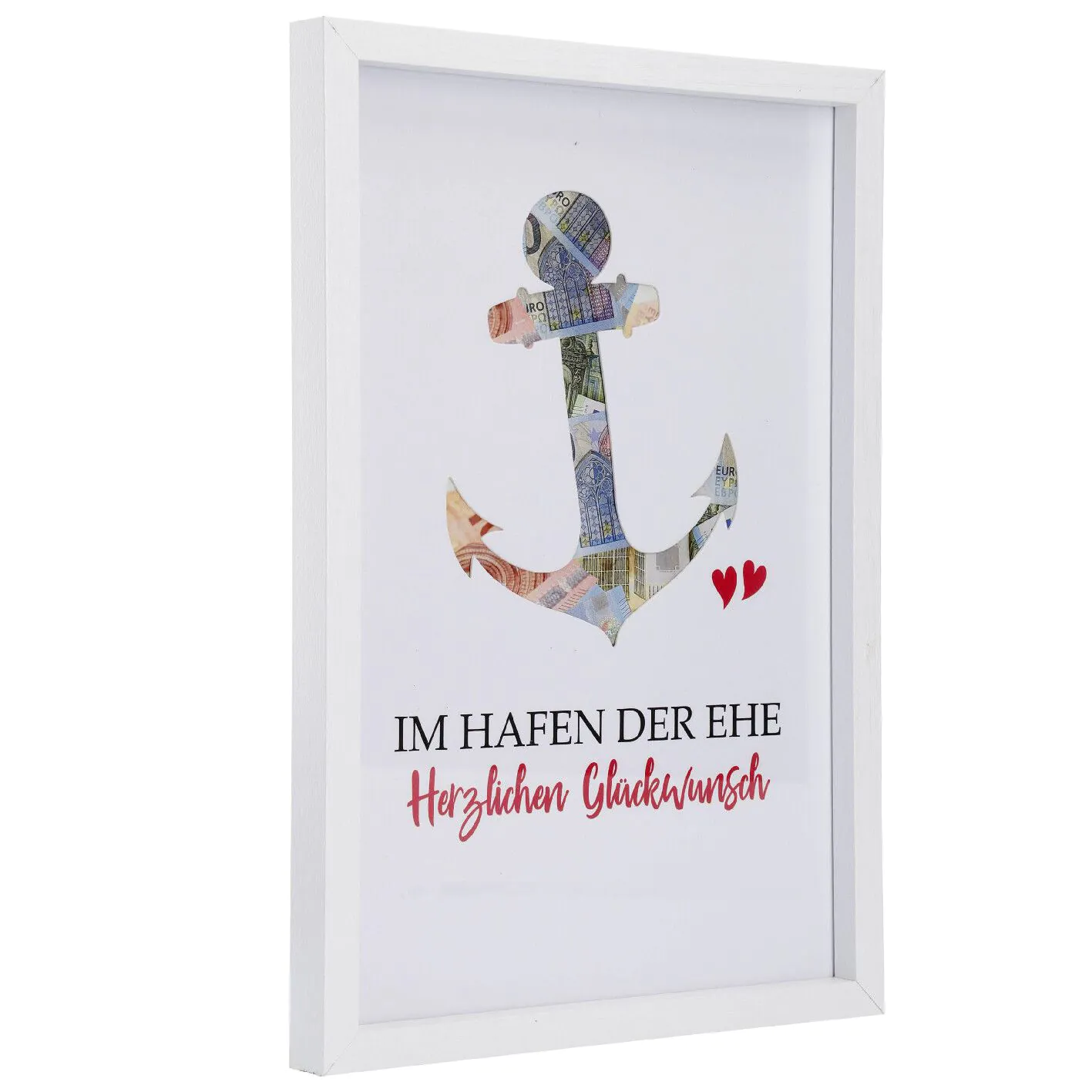 Bilderrahmen Geldgeschenk, Anker, 20 x 30 cm