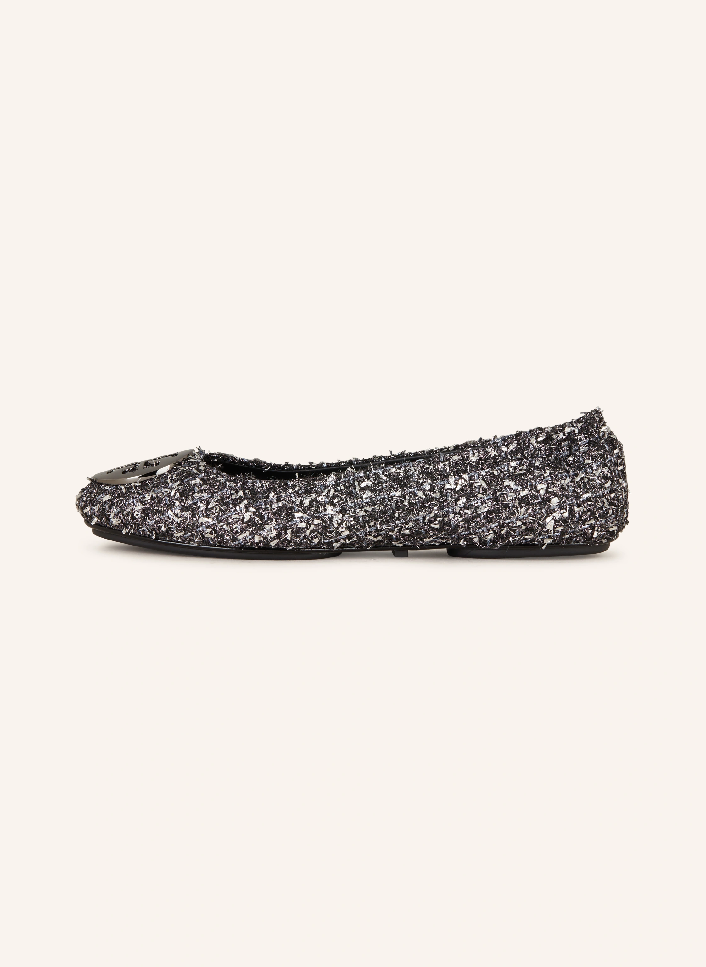 TORY BURCH Ballerinas MINNIE mit Glitzergarn