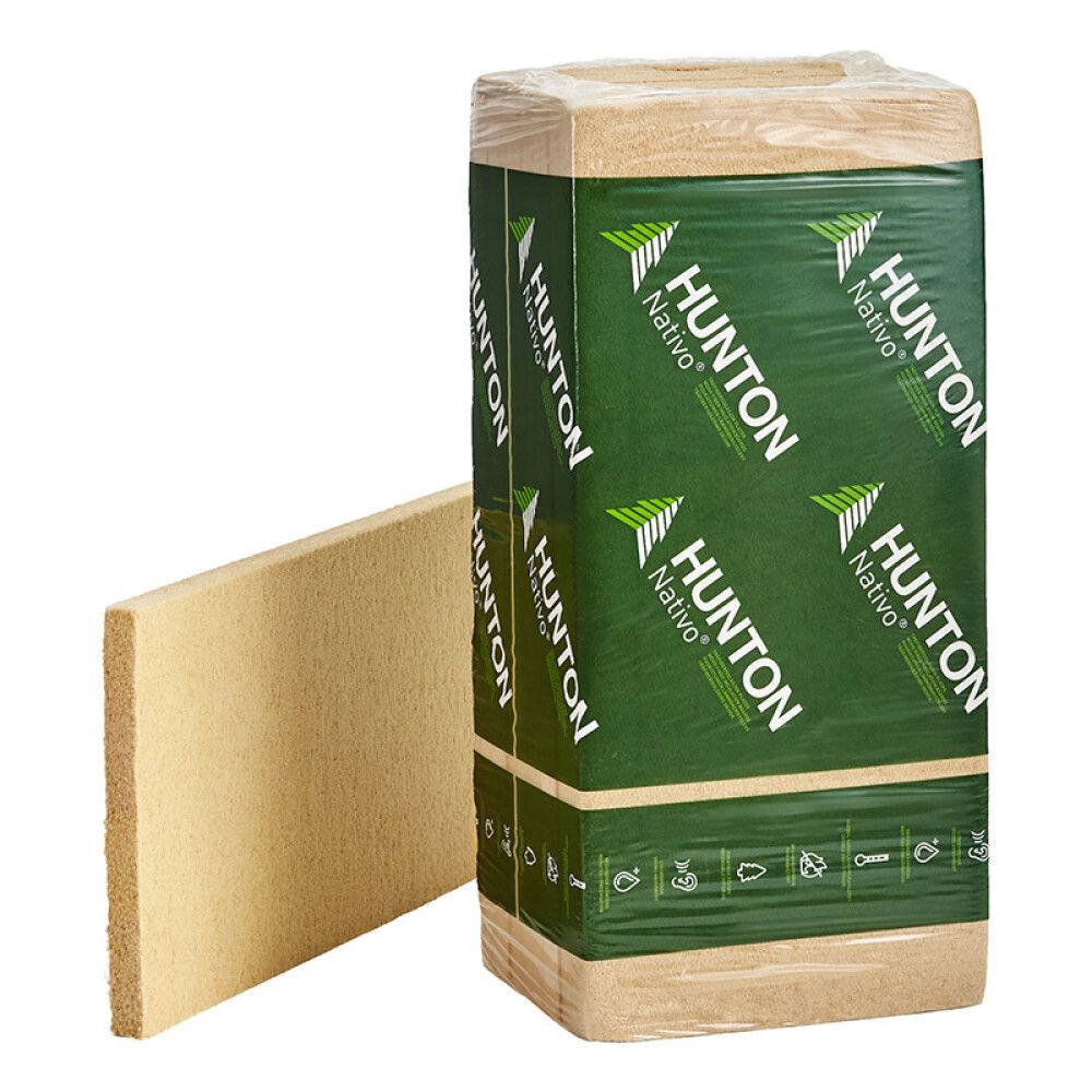 TREFIBERISOLERING HUNTON 220X565X1220MM 1,38M²