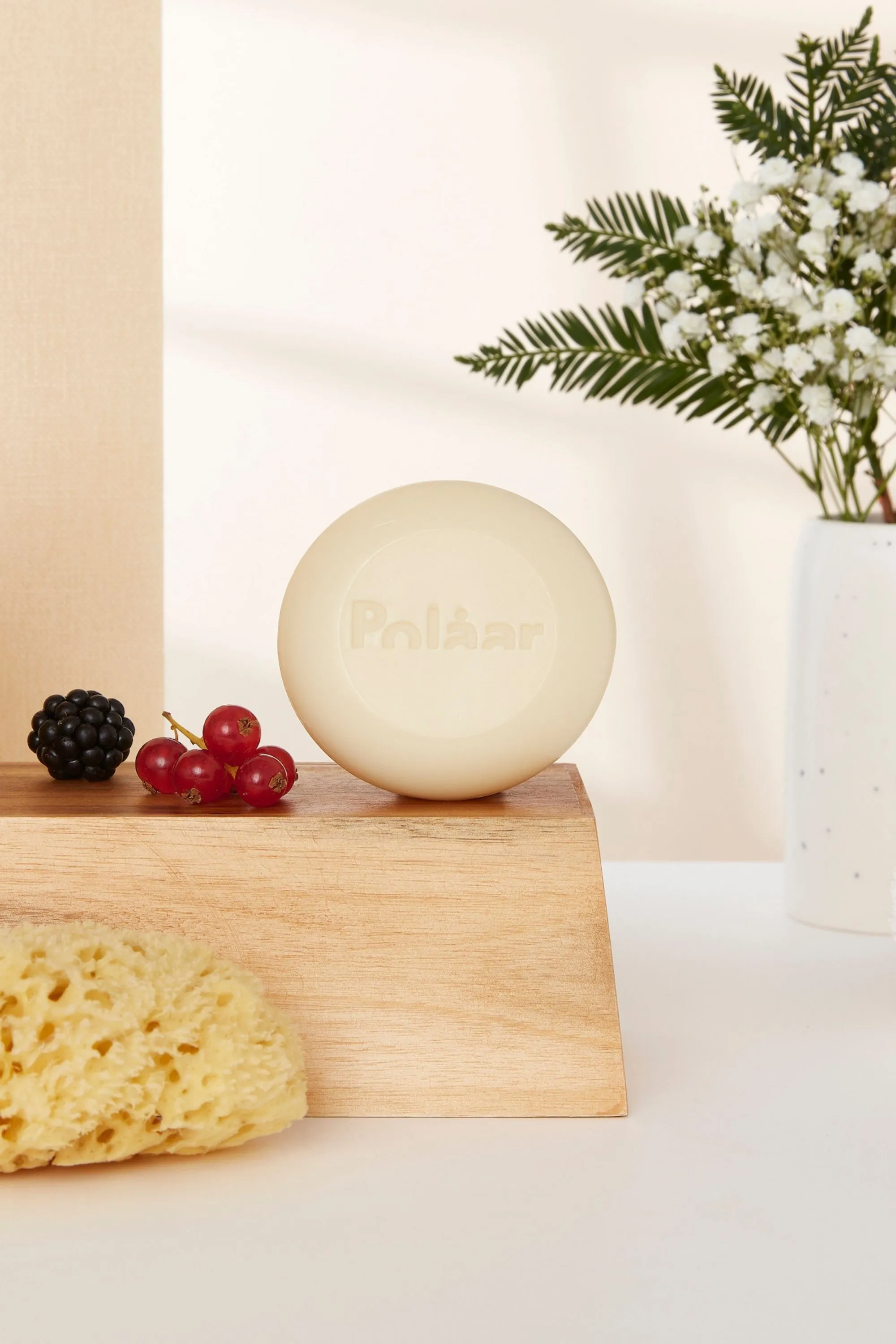 Polaar Savon solide surgras La Véritable Crème de Laponie aux 3 Baies Arctiques-100 g