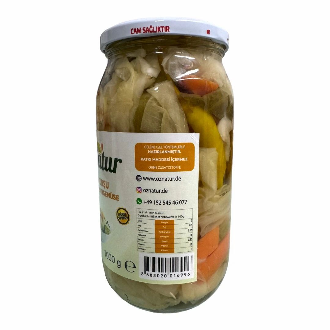 Öz Natur | Antep Hausgemachte gemischtes Mischgemüse