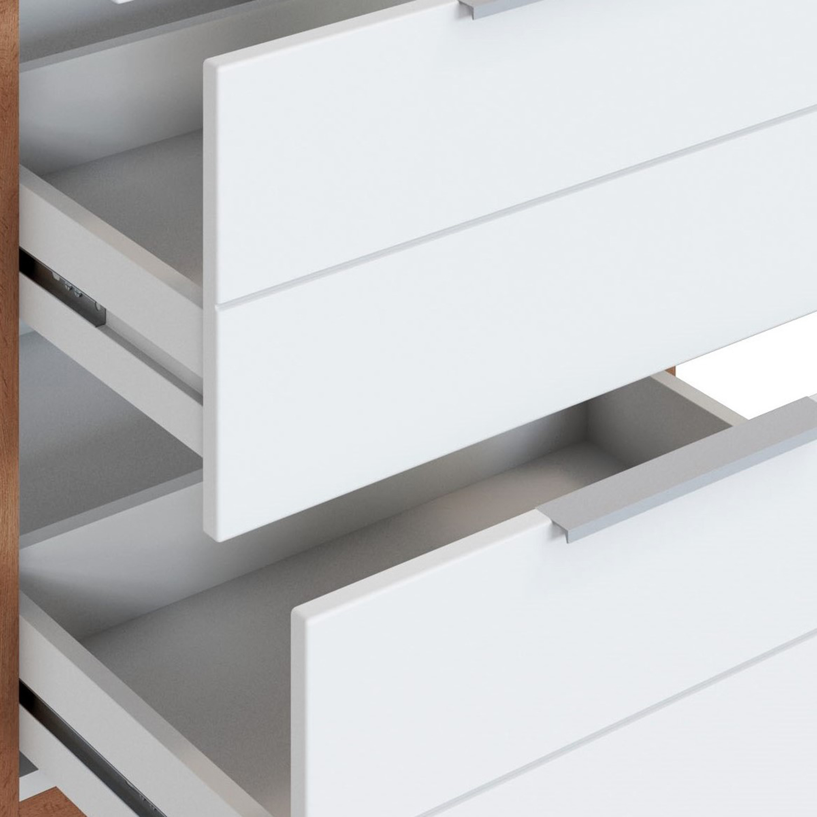 Unterschrank FLORENZ - Wotaneiche-weiß matt - 180 cm