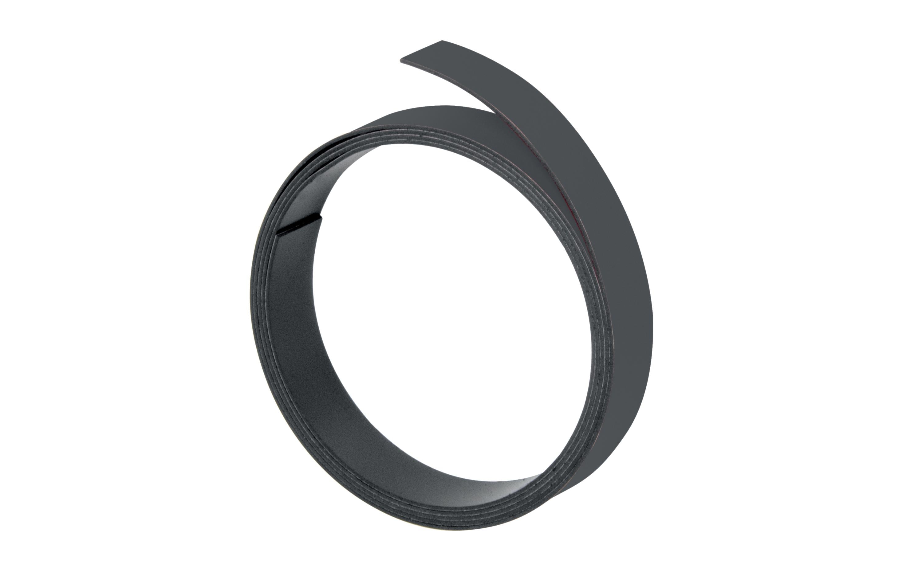 Magnetband 10 mm x 1 m, SchwarzMagnetisch haftendes Band