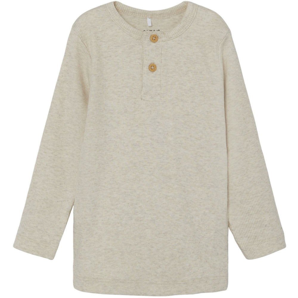 Peyote Melange Kab Noos Bluse - Name it → Luksusbaby.dk