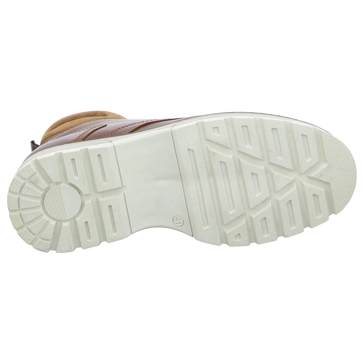 Winter-Boots Braun Leder
