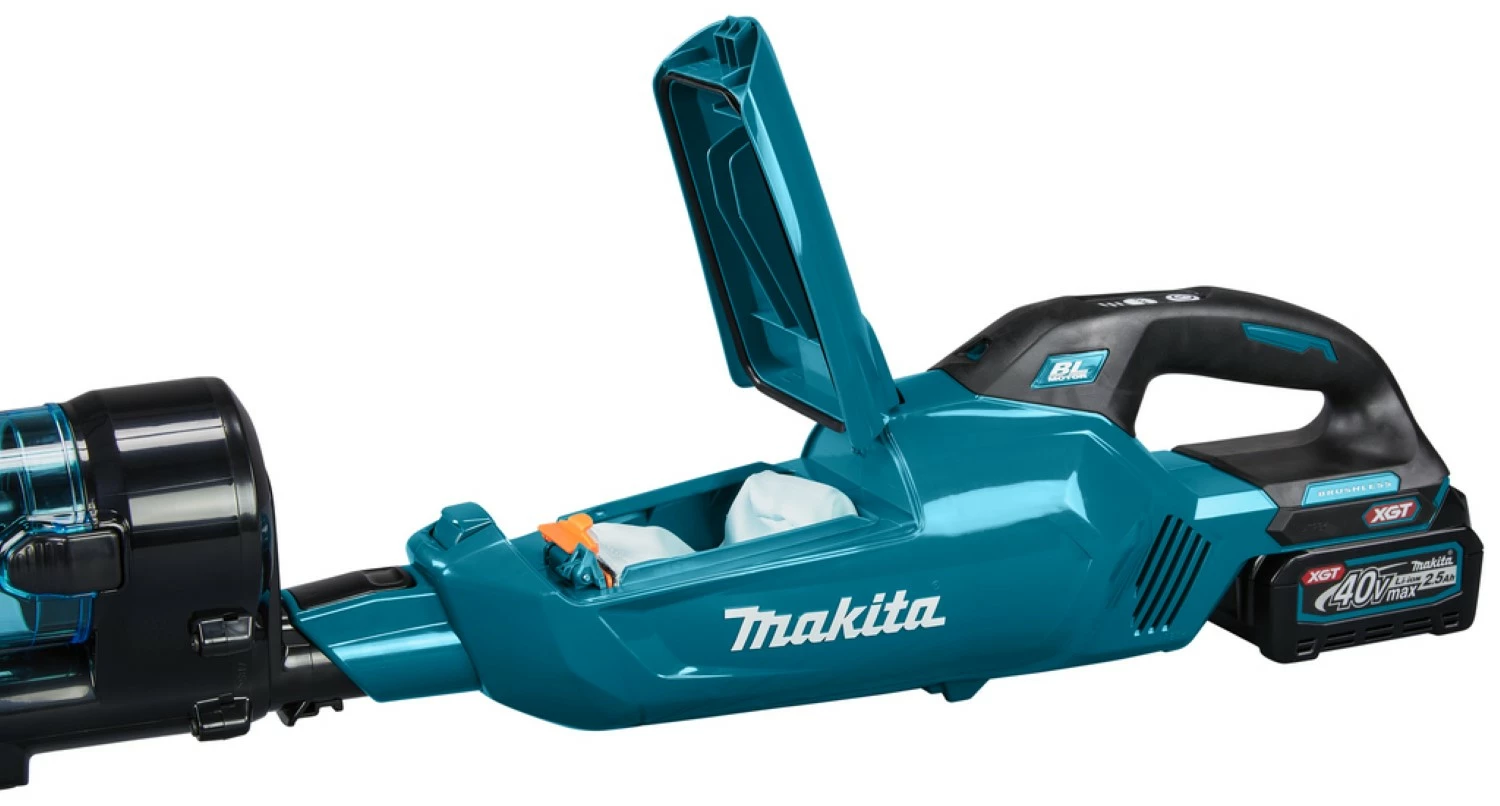 Makita CL002GD213 40V Max Li-Ion accu steelstofzuiger set (2x 2,5Ah) - Blauw