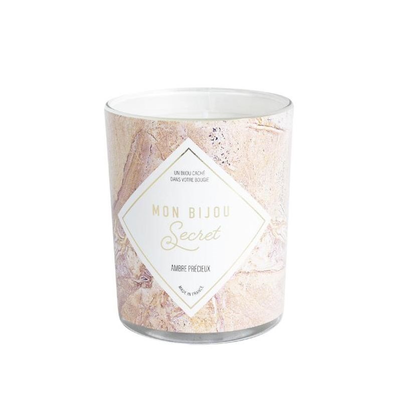 Bougie Bijou Bracelet argenté - Parfum Ambre d'orient - 40h