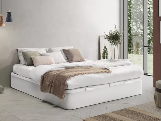Sommier coffre 180 x 200 cm - Blanc mat - HESTIA de YSMÉE