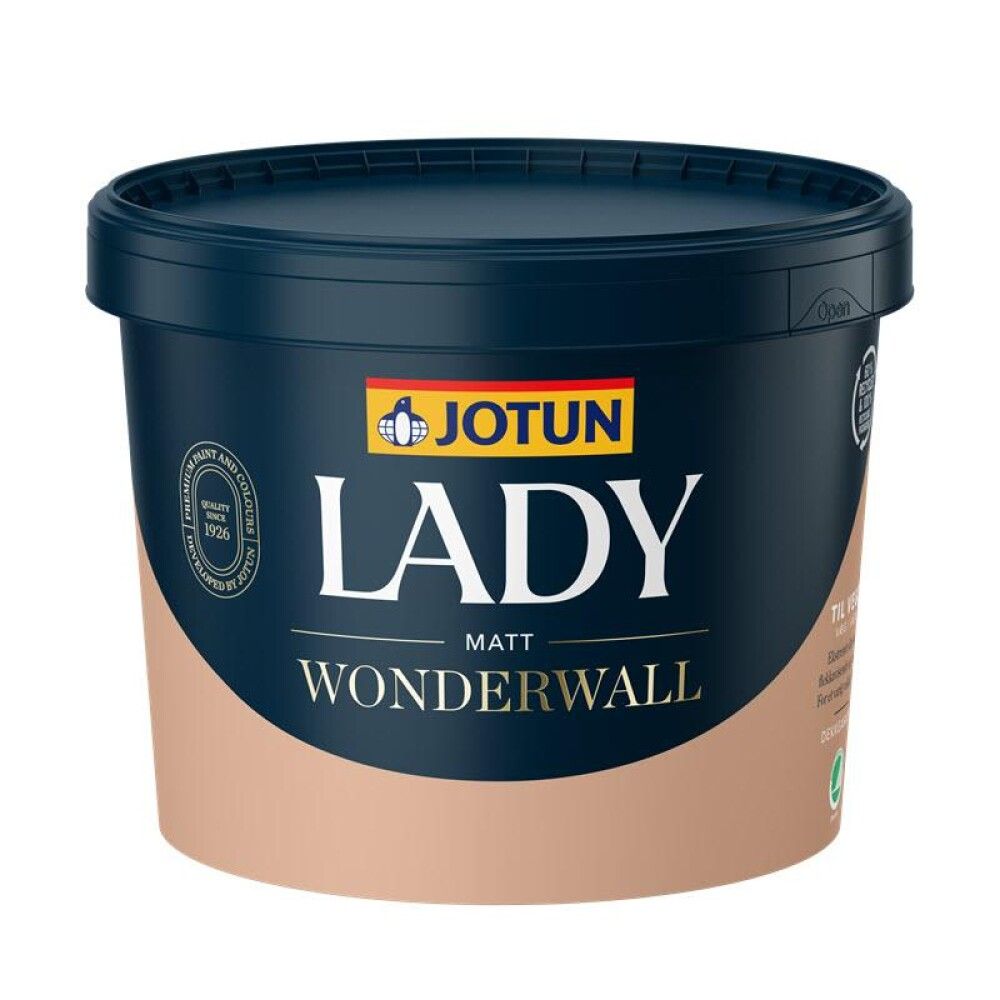 VEGGMALING JOTUN LADY WONDERWALL HVIT BASE 2,7L