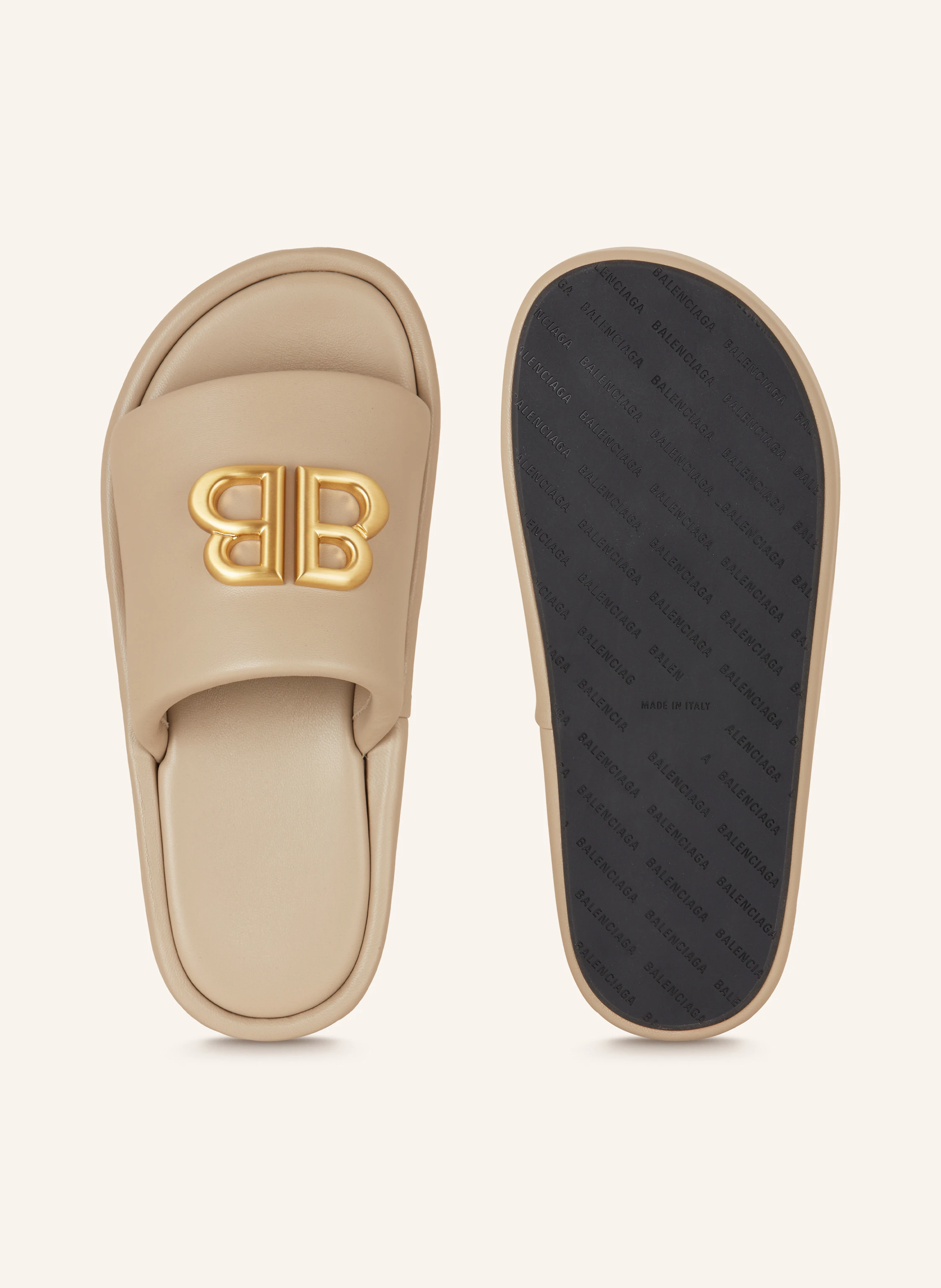 BALENCIAGA Plateau-Pantoletten RISE SLIDE