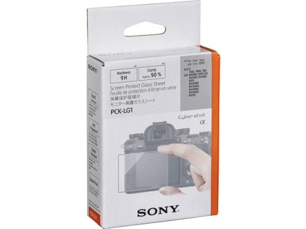 Sony PCK-LG1 - LCD skærmbeskytter - for Cinema Line ILME-FX3; Cyber-shot DSC-RX10, RX100; VLOGCAM ZV-1G; a7C; a7R IV; a7s III