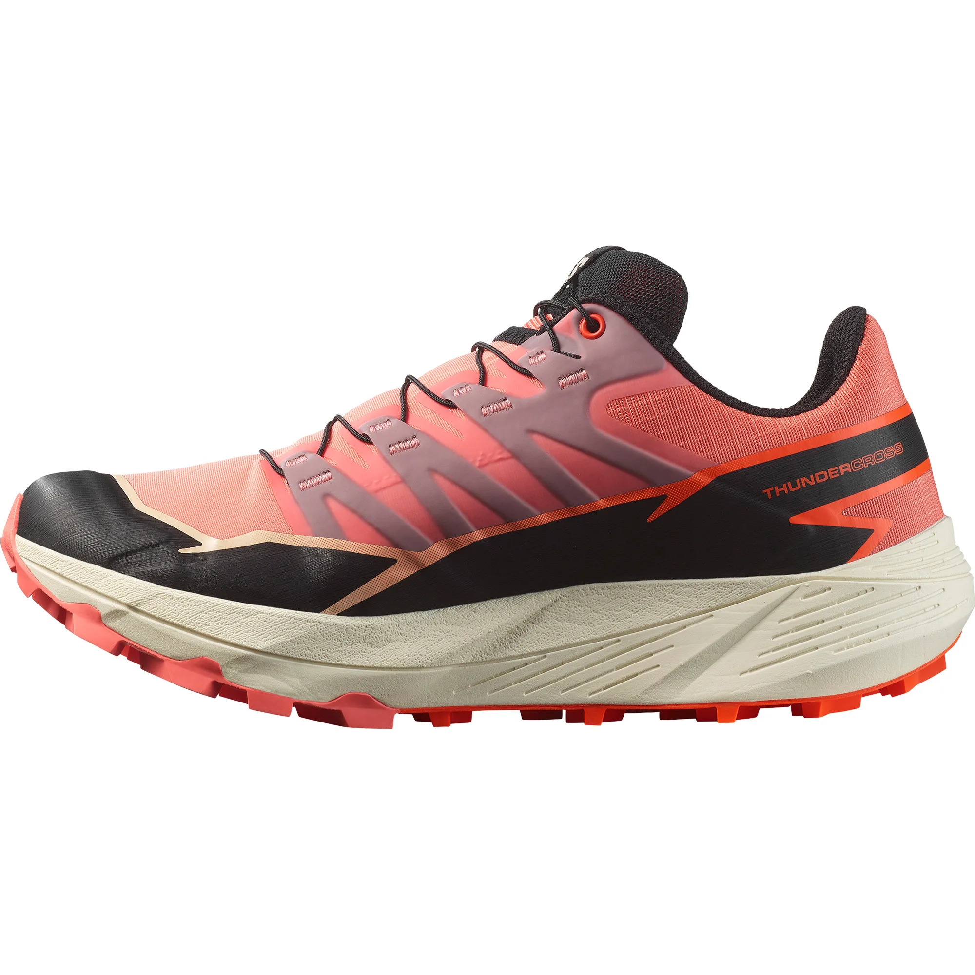 Salomon Women's Thundercross Fusion Coral/black/red Orange