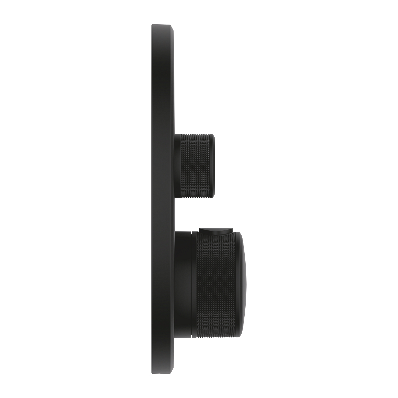 Grohe Grohtherm SmartControl thermostaat met 3-weg omstelling rond phantom black - zwart mat