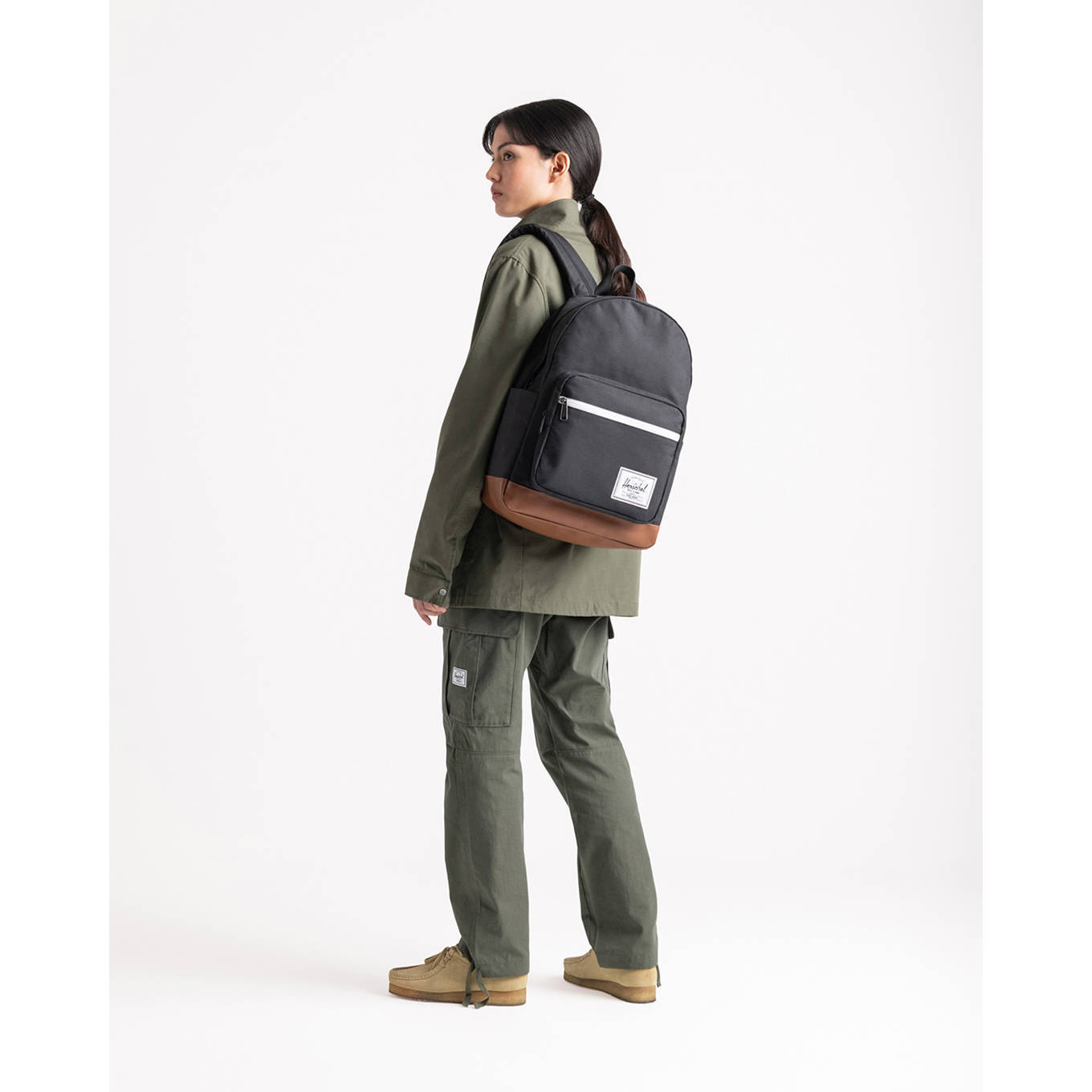 Herschel rugzak Pop Quiz navy/tan