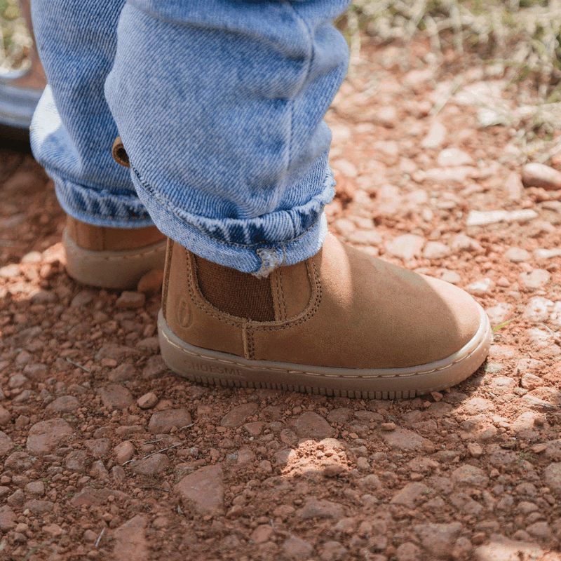 Shoesme cognac chelsea bootje Leer | Jongens schoenen