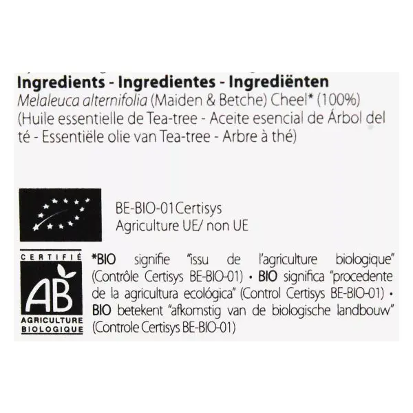 Óleo Essencial de Melaleuca Orgânico Pranarom 30ml