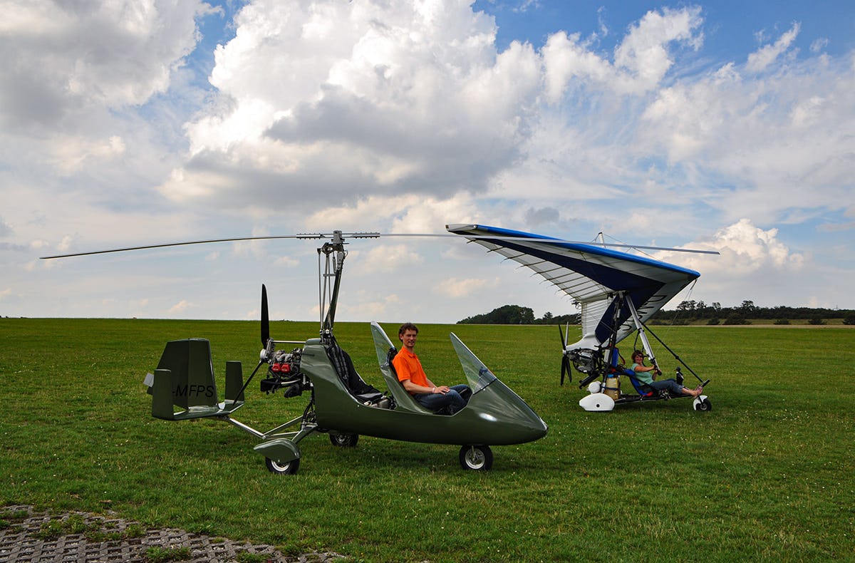 Tragschrauber Rundflug Büren