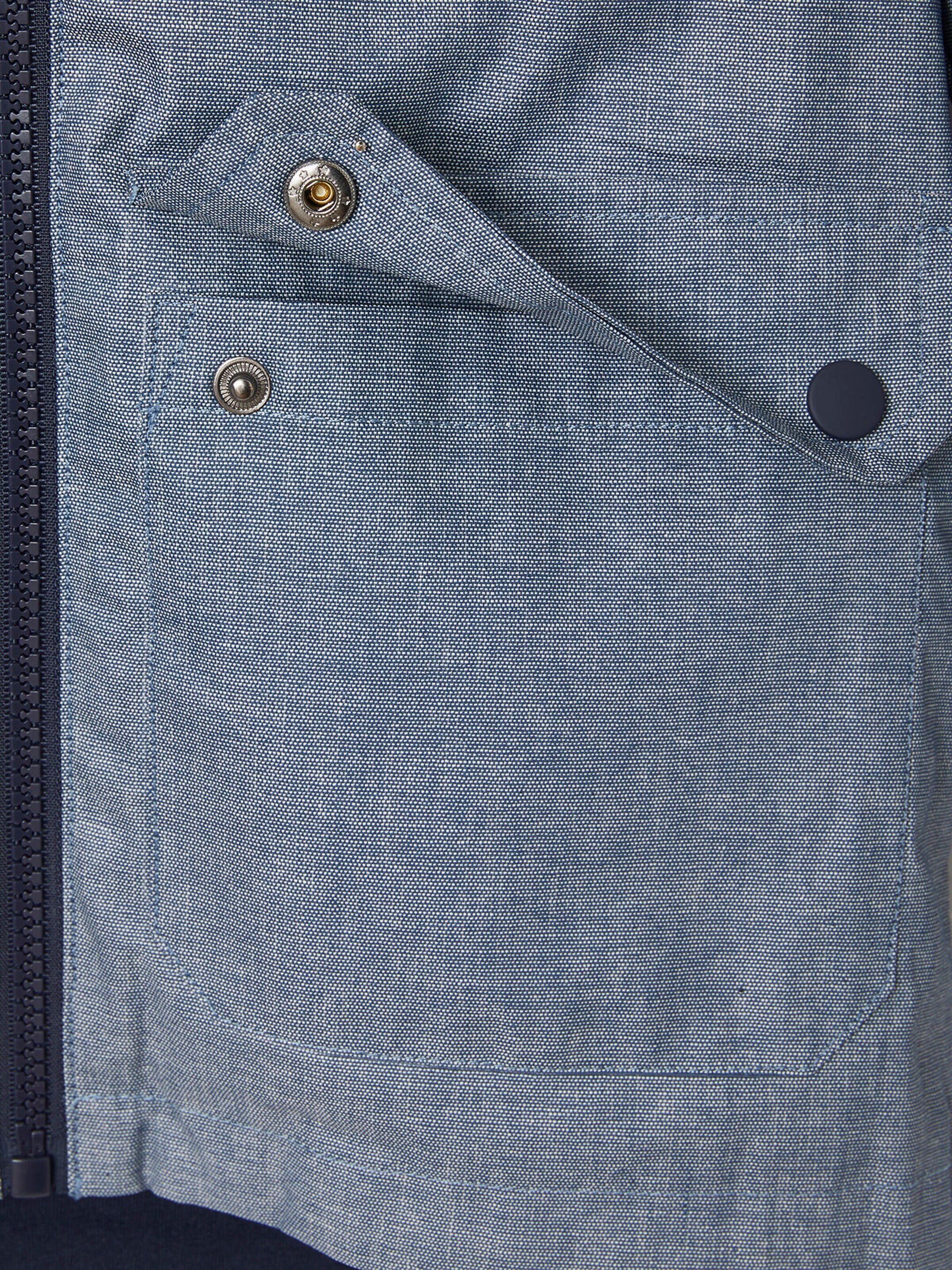 Vertbaudet Jungen Regenjacke blau chambray