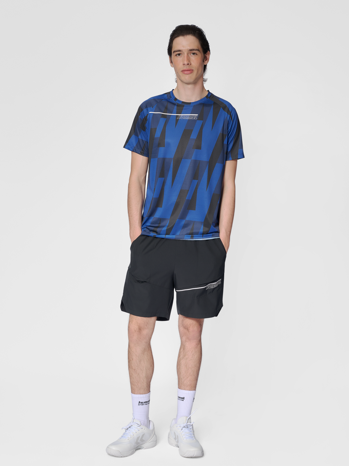 hmlCOURT AOP LIGHT WEIGHT T-SHIRT