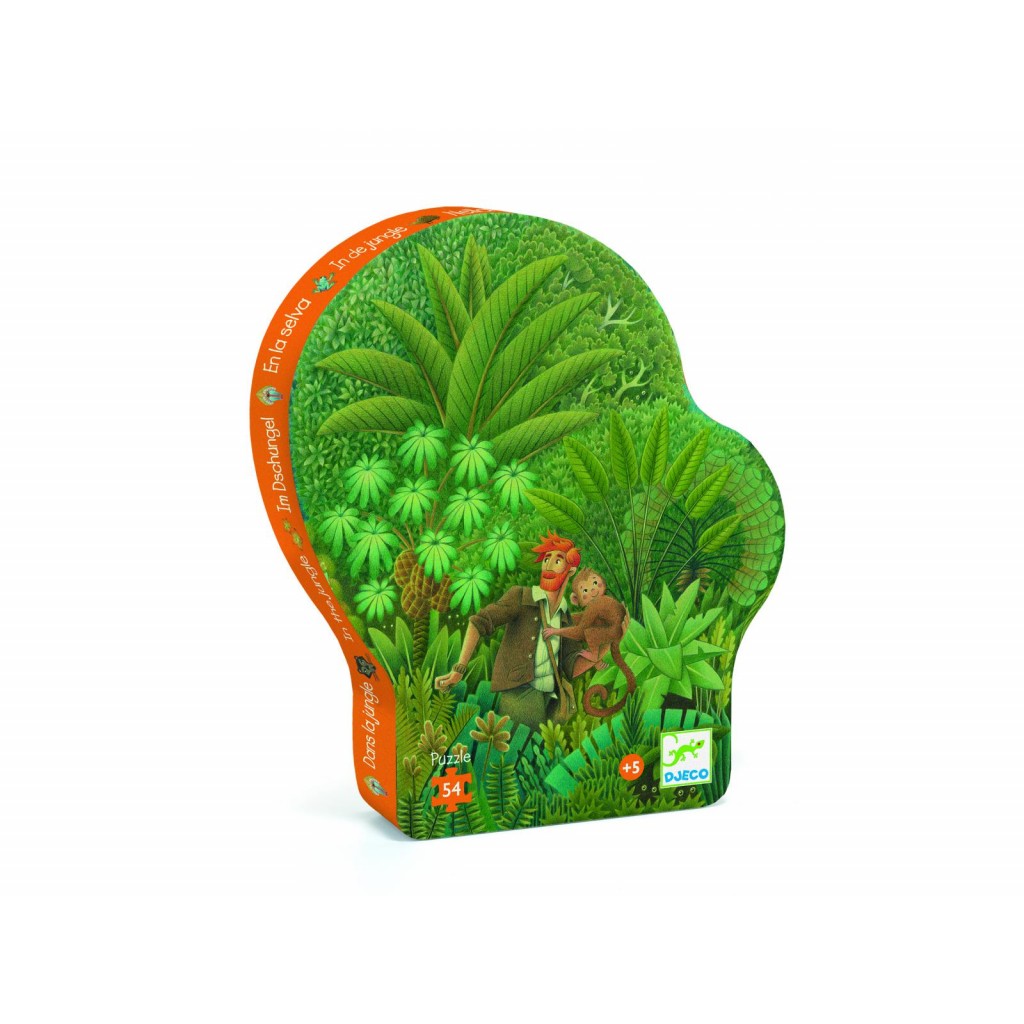 Puzzle Silhouette : Dans la Jungle – 54 Pièces
