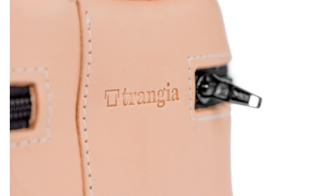 Triangia Aufbewahrungskoffer für Sturmkocher Leder in coral