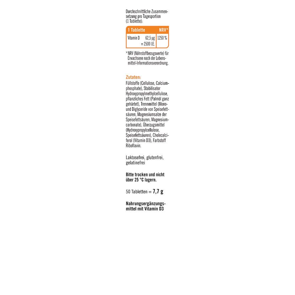 taxofit® Vitamin D3 2500 I.E.