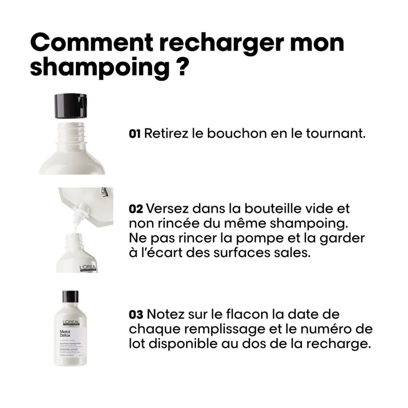 Recharge shampooing Metal Detox L'Oréal Professionnel 500ml