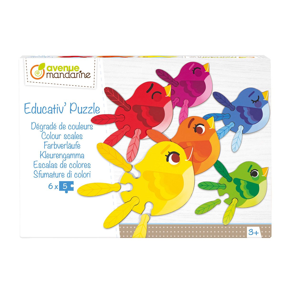Educativ’ Puzzle, Dégradés de couleurs