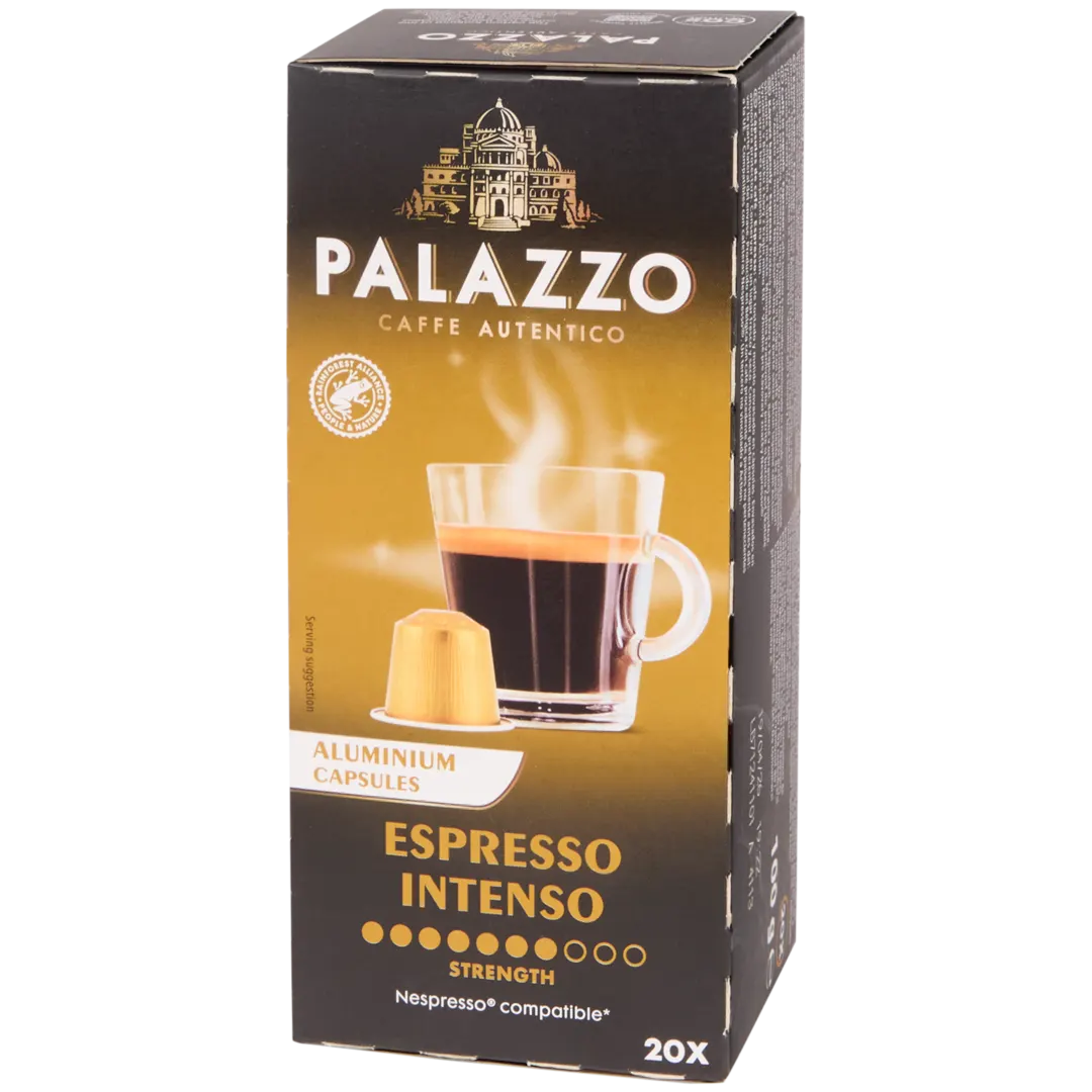 Palazzo koffiecups Espresso Intenso 20 stuks