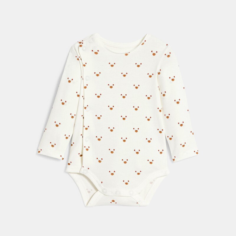 Salopette en maille tricot et body rose bébé fille Mauve Violet