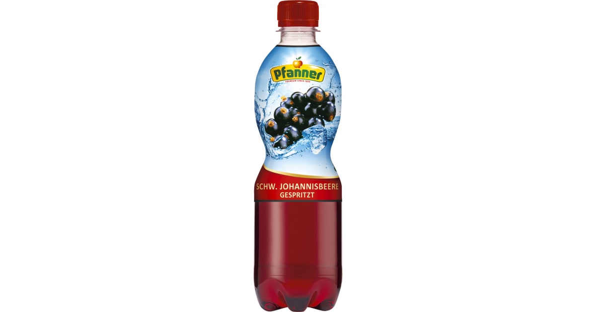 Pfanner Johannisbeere gespritzt 0,5 Liter