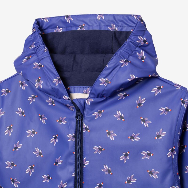 Parka fille poissons bleu Catimini Bleu