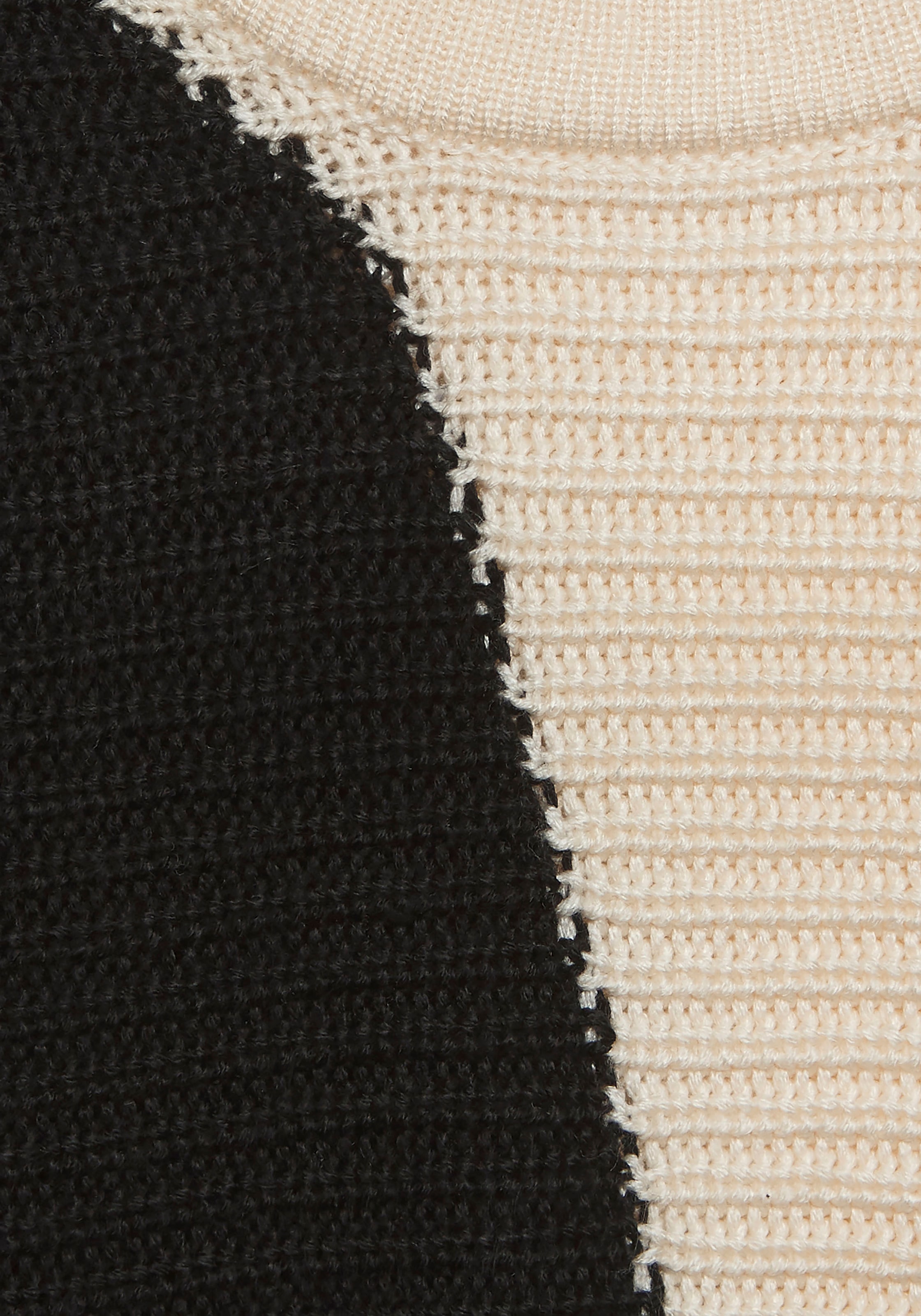 Vivance Strickpullover , in Colorblock-Optik, Rundhals