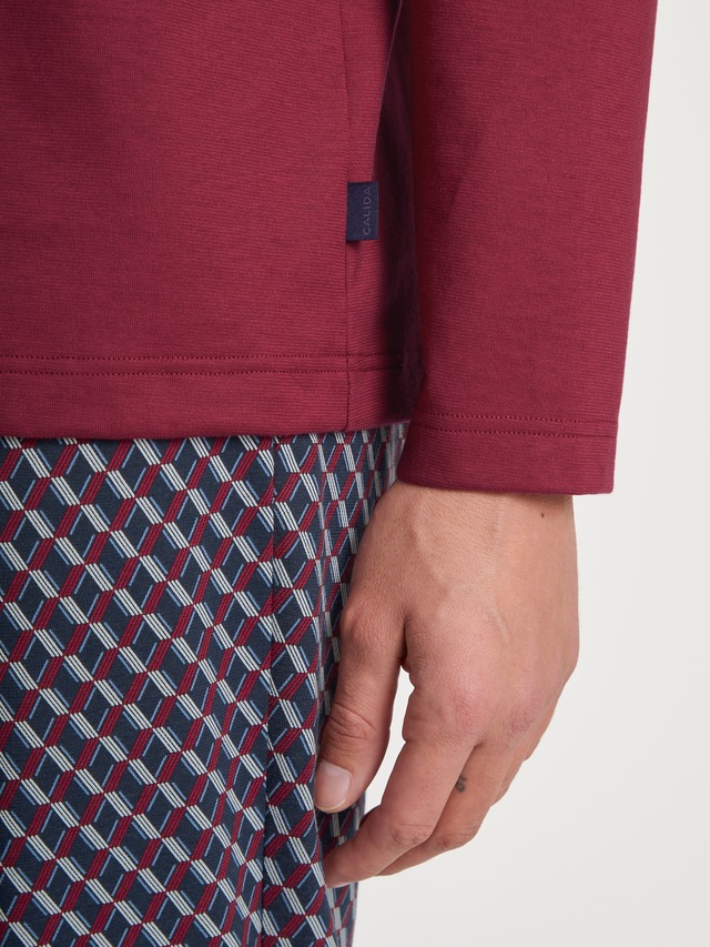 CALIDA Pyjama »Relax Imprint« 2 Stk. tlg., mit aufgesetzter Brusttasche