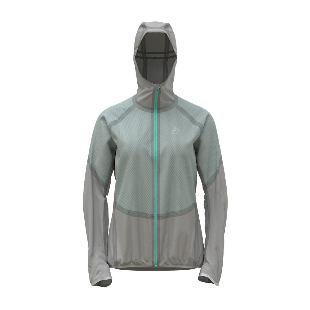 Odlo DUAL DRY WATERPROOF INSULATED - Veste Femme odlo silver grey/polynya