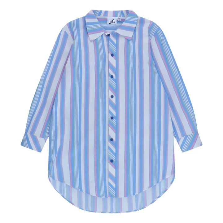 Cos I Said So Robe Chemise Rayée | Bleu