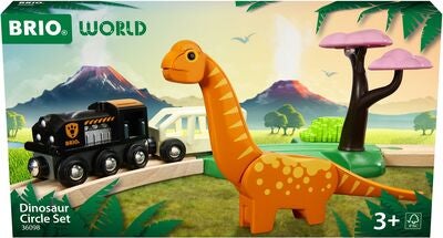 BRIO World 36098 Rundt Togsett med Dinosaur