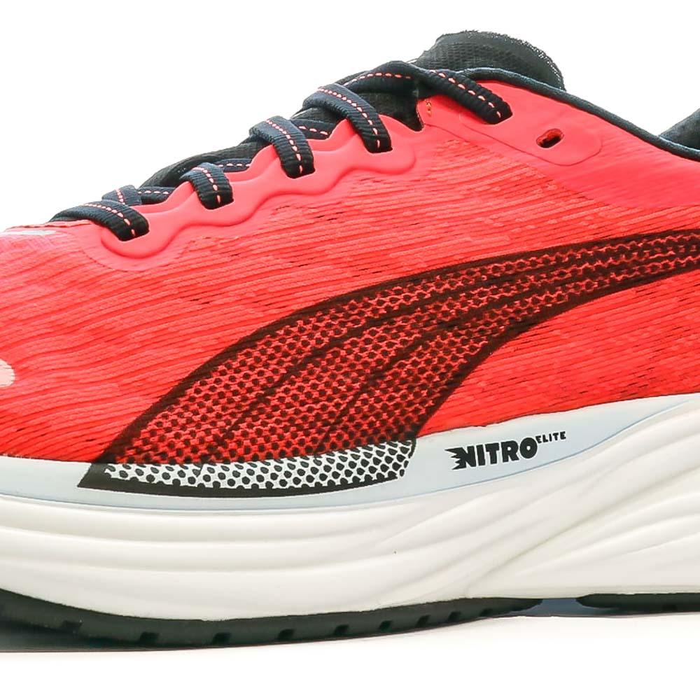 Puma Chaussures de Running Rose Fuchsia Femme Puma Deviate Nitro 2