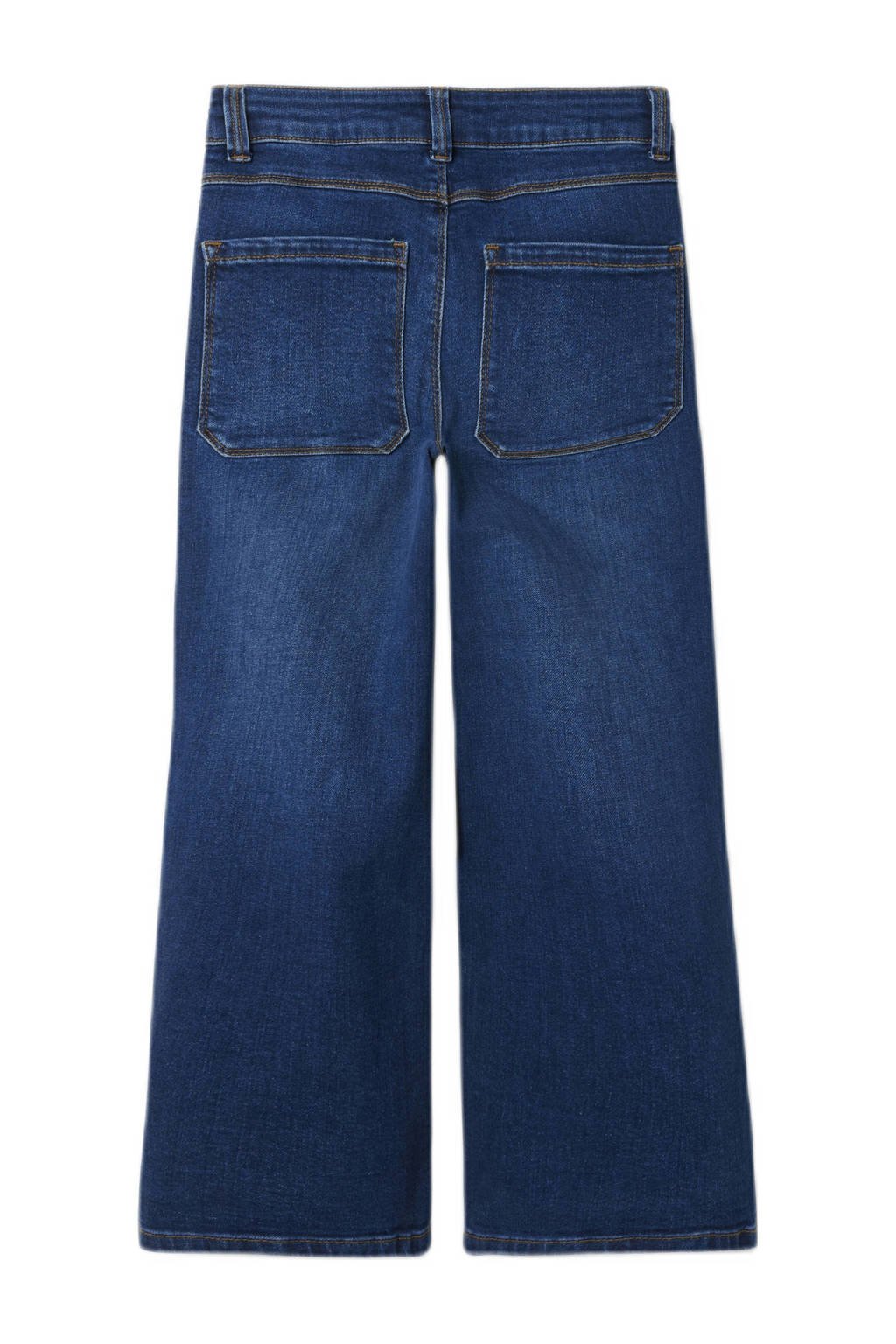 NAME IT KIDS wide leg jeans dark blue denim