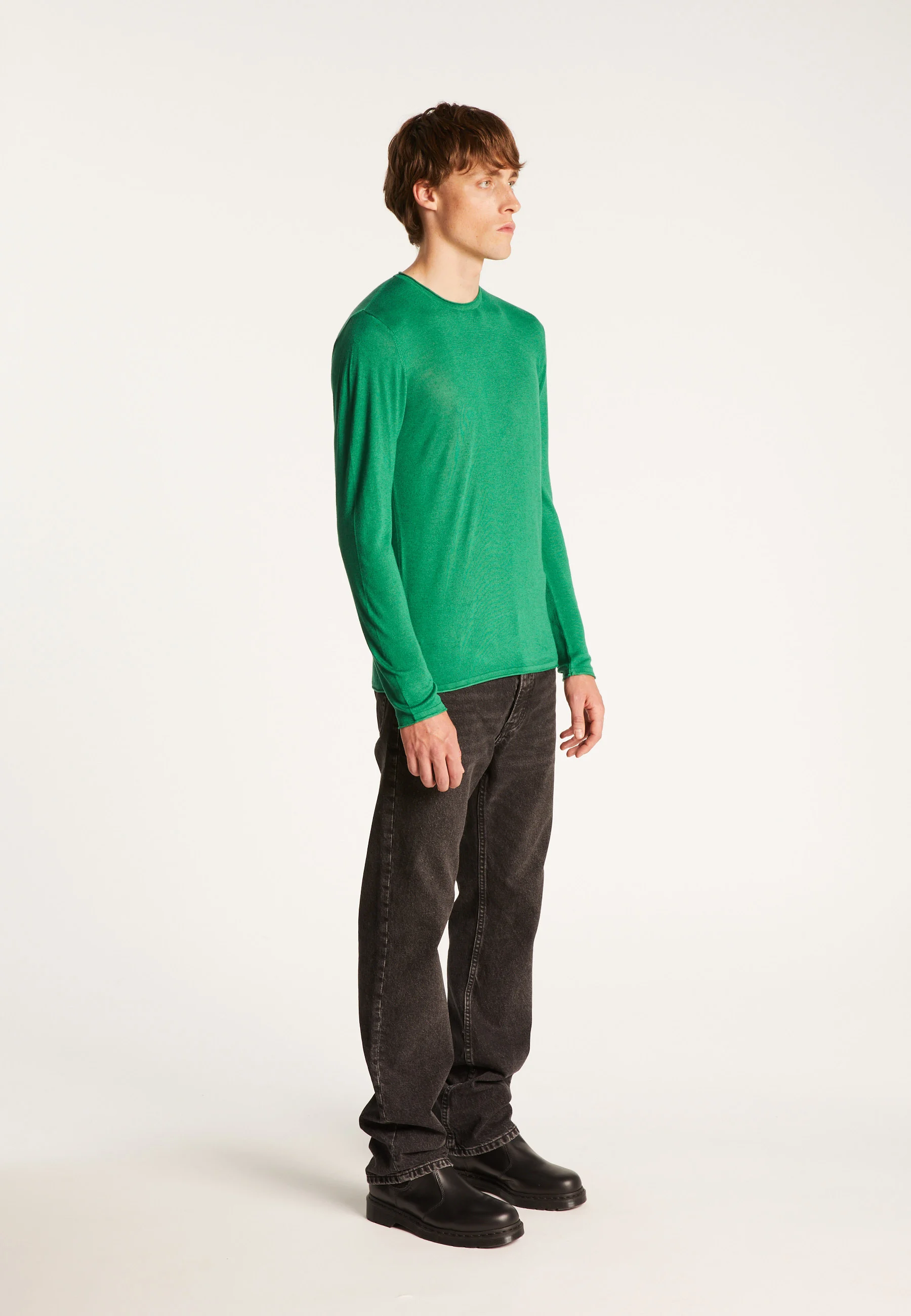 TAFFY - Pull en fibre de bambou cachemire | Vert