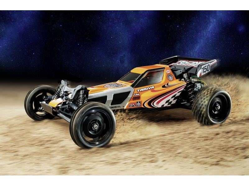 Tamiya Buggy Racing Fighter, DT-03, RWD Bausatz mit ESC, 1: 2WD Buggy mit DT-03 Chassis