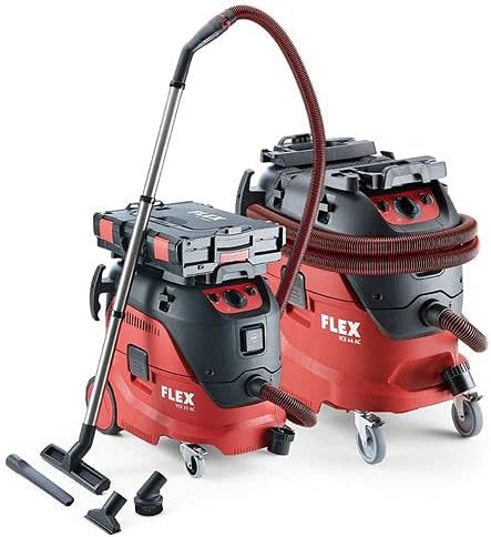 Flex Sicherheitssauger VCE 33 M AC-Set 230/CEE (Sauger mit automatischer Filterabreinigung) 465.682, Rot Schwarz