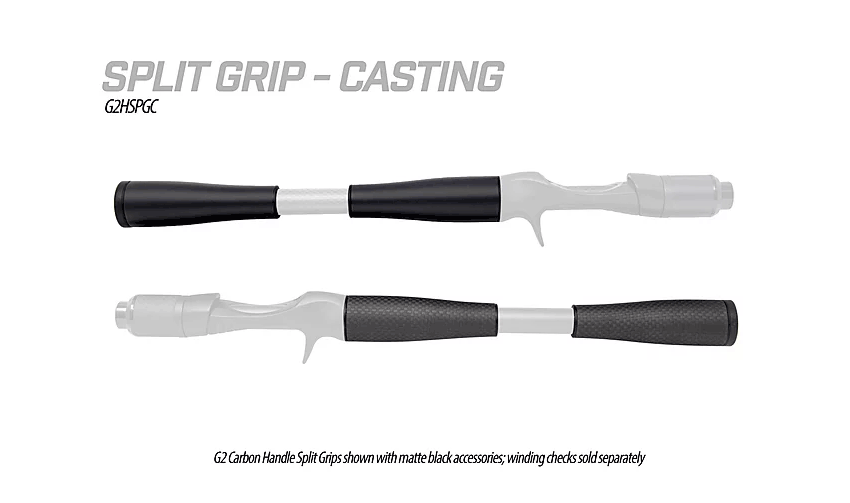 G2 Carbon Handle Split Grip Casting Kits G2 Carbon Handle Split Grip Kits forCasting Reel Seats
