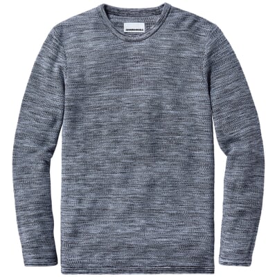 Herren-Strickpullover Baumwolle, Blau