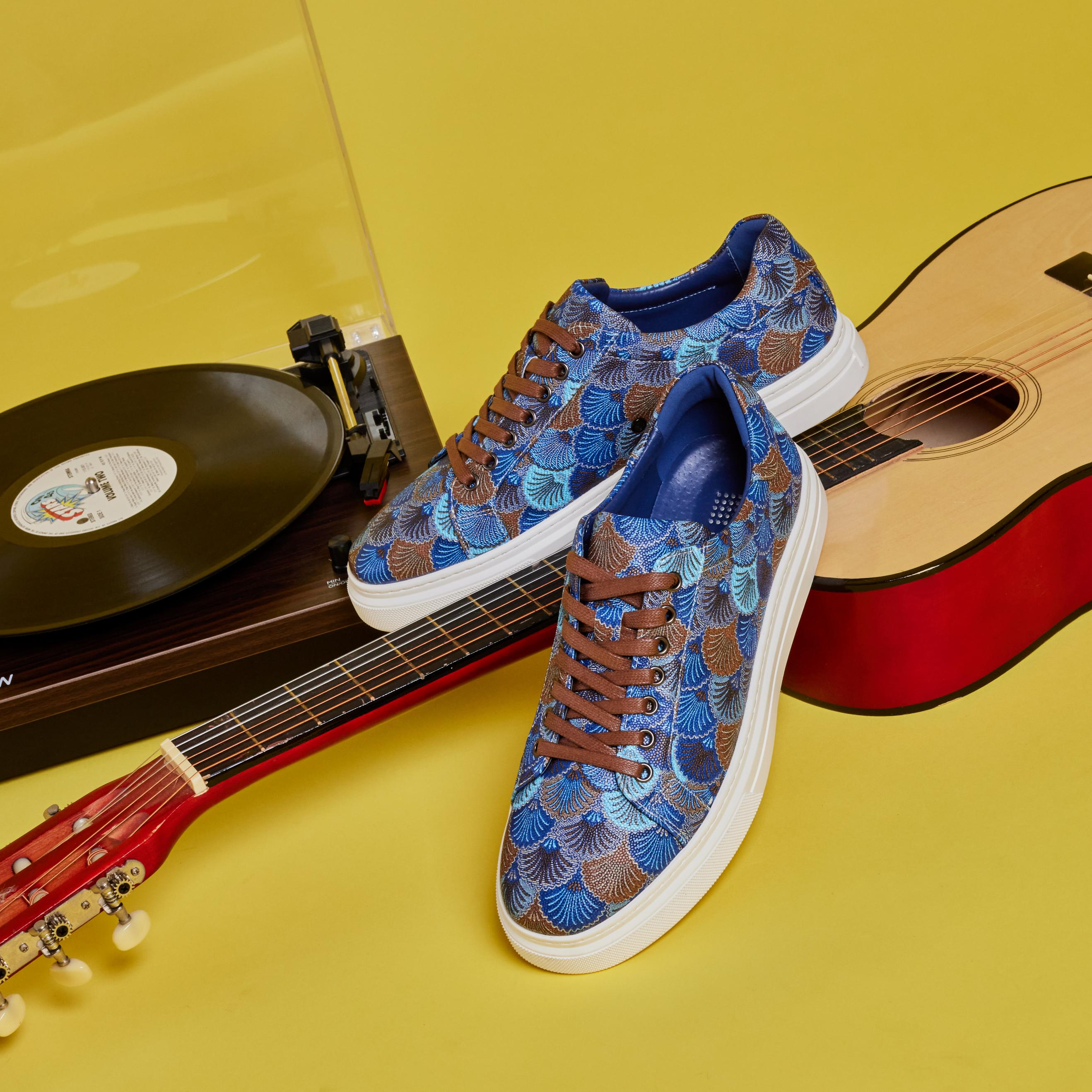 Blue Blazing Sneakers