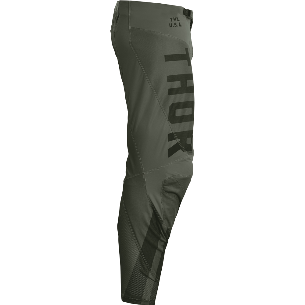 Thor Motocross - Pantalon enfant Pulse Combat Kaki / Noir