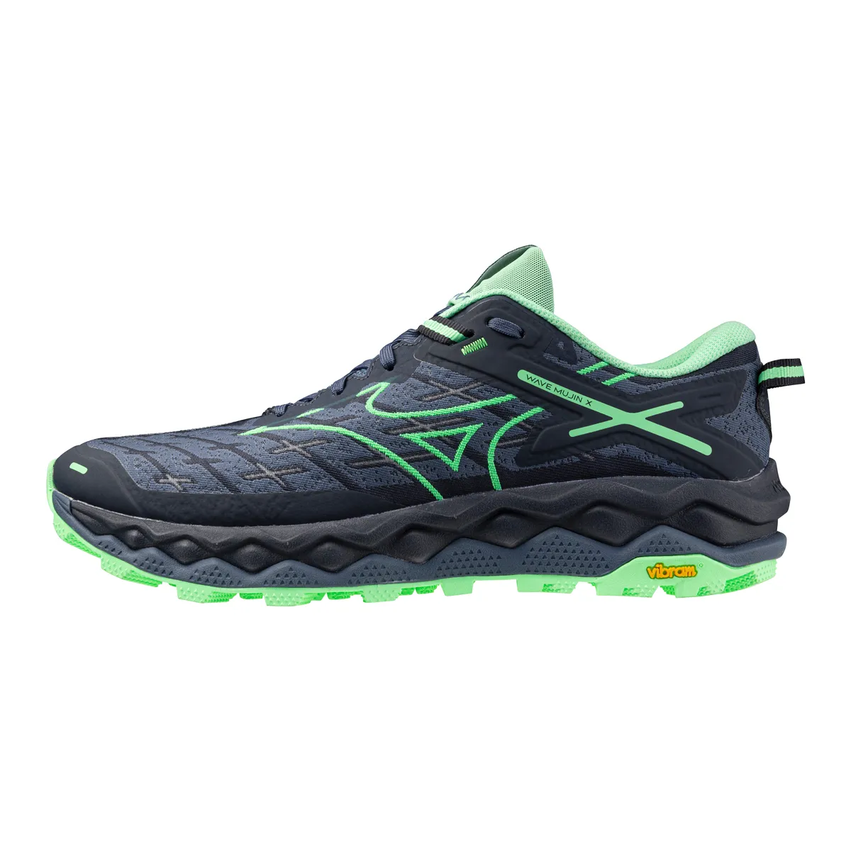 Mizuno Men's Wave Mujin 10 Vintage Indigo/neo Mint/india Ink