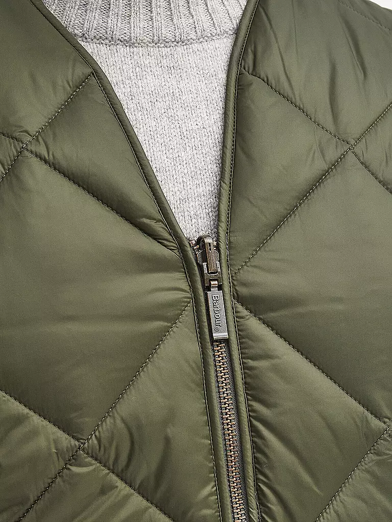 BARBOUR Steppgilet grün